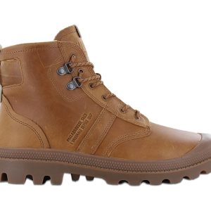 PALLADIUM PallaBrousse Tact Leather - Herren Stiefel Leder Braun 08837-275-M