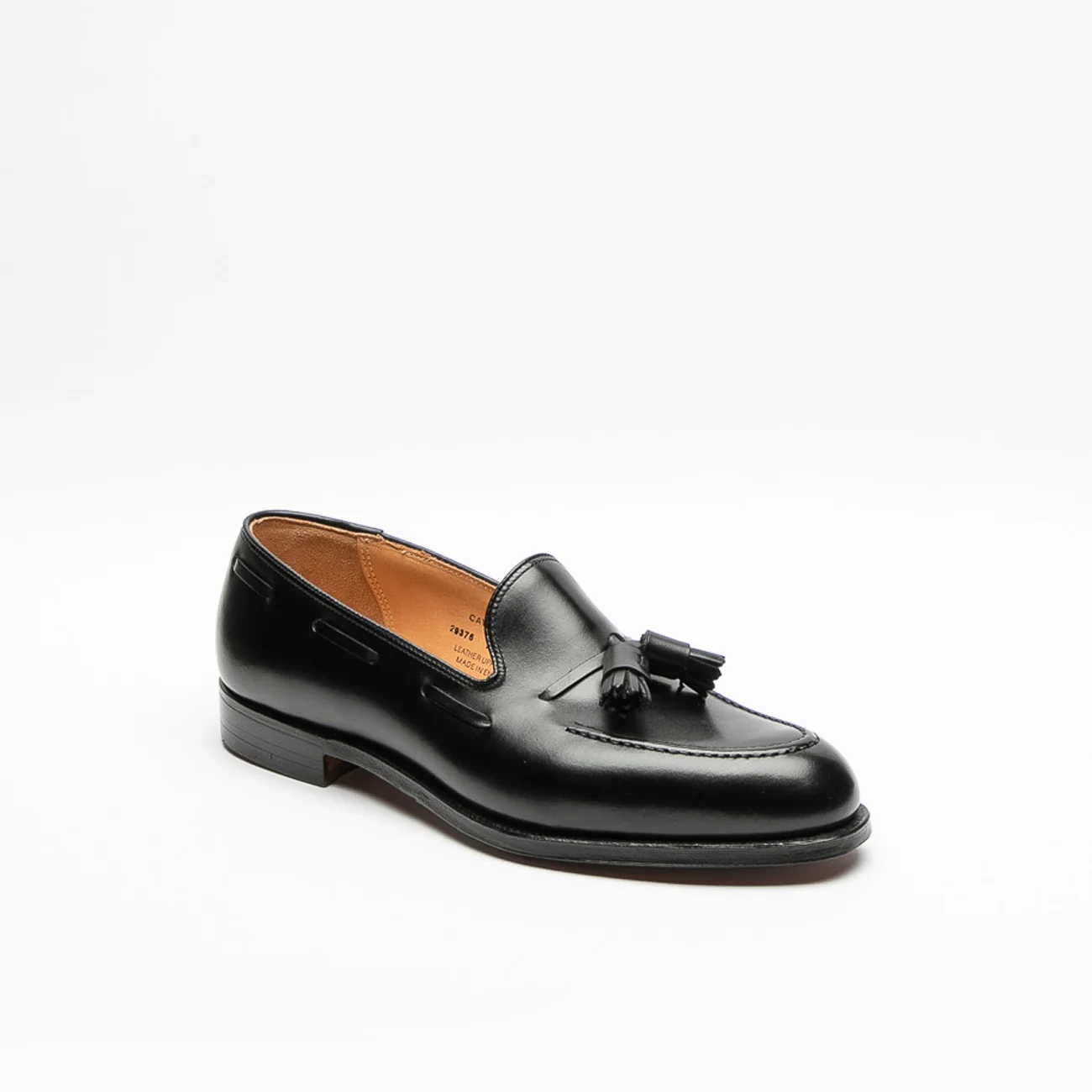 Mocassino con nappine Crockett & Jones Cavendish 2 in pelle nera