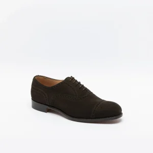Stringata oxford Cheaney Joseph & Sons Wilfred in camoscio marrone