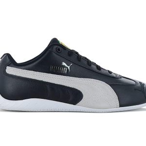 PUMA x Scuderia Ferrari - Speedcat Leather - Herren Sneakers Schuhe Leder Schwarz 307514-01