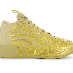 PUMA MB.04 Golden Child - Lamelo Ball - Herren Sneakers Basketball Schuhe Gold 311306-01