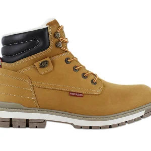 DOCKERS by Gerli Boots - Herren Winter Stiefel Gefüttert Leder Braun 43LU110-300910