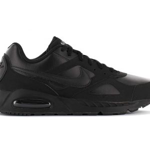 Nike Air Max IVO Leather - Herren Sneakers Schuhe Leder Schwarz 580520-002