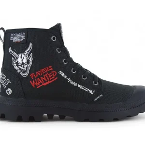 Palladium x Stranger Things - Pampa Hellfire - Stiefel Boots Schuhe Schwarz 74496-001-M
