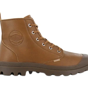 PALLADIUM Pampa HI ZIP LTH ESS - Herren Stiefel Leder Braun 76888-252-M
