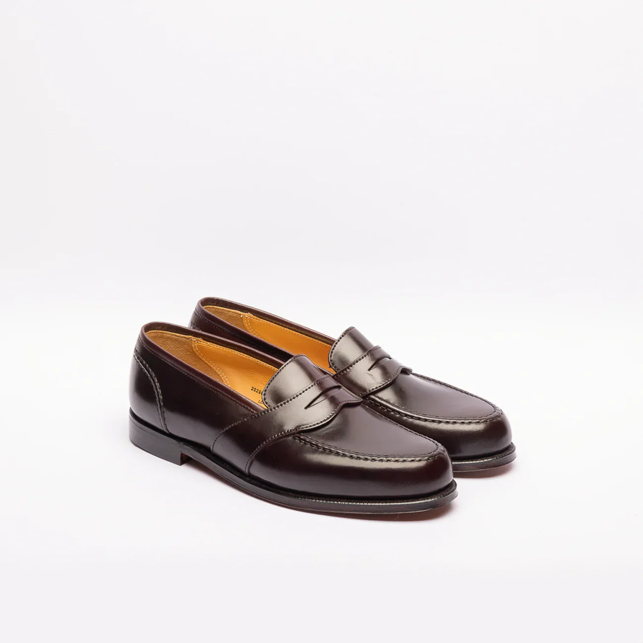 Mocassino penny Crockett & Jones Yale in pelle di cavallo bordeaux - immagine 3
