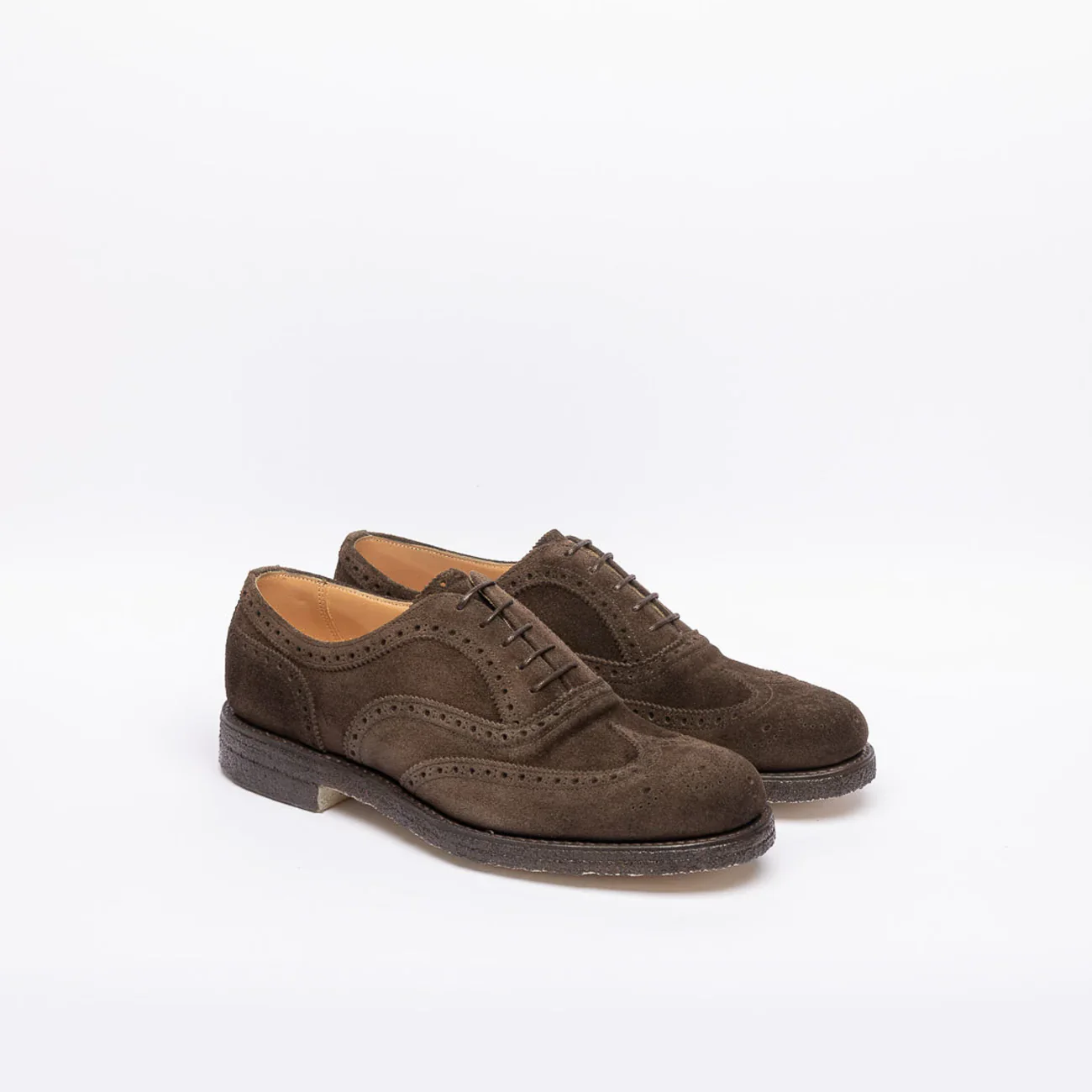 Stringata oxford Cheaney Joseph & Sons Arthur III in camoscio marrone - immagine 3