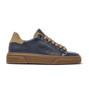 NEVADA PELLE BLU NAVY TAUPE